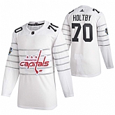 Capitals 70 Braden Holtby White 2020 NHL All-Star Game Adidas Jersey,baseball caps,new era cap wholesale,wholesale hats